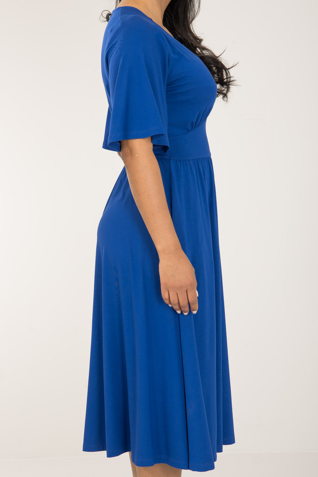 Nina jersey dress - Cobolt Blue - Koboltblå jersey kjole 