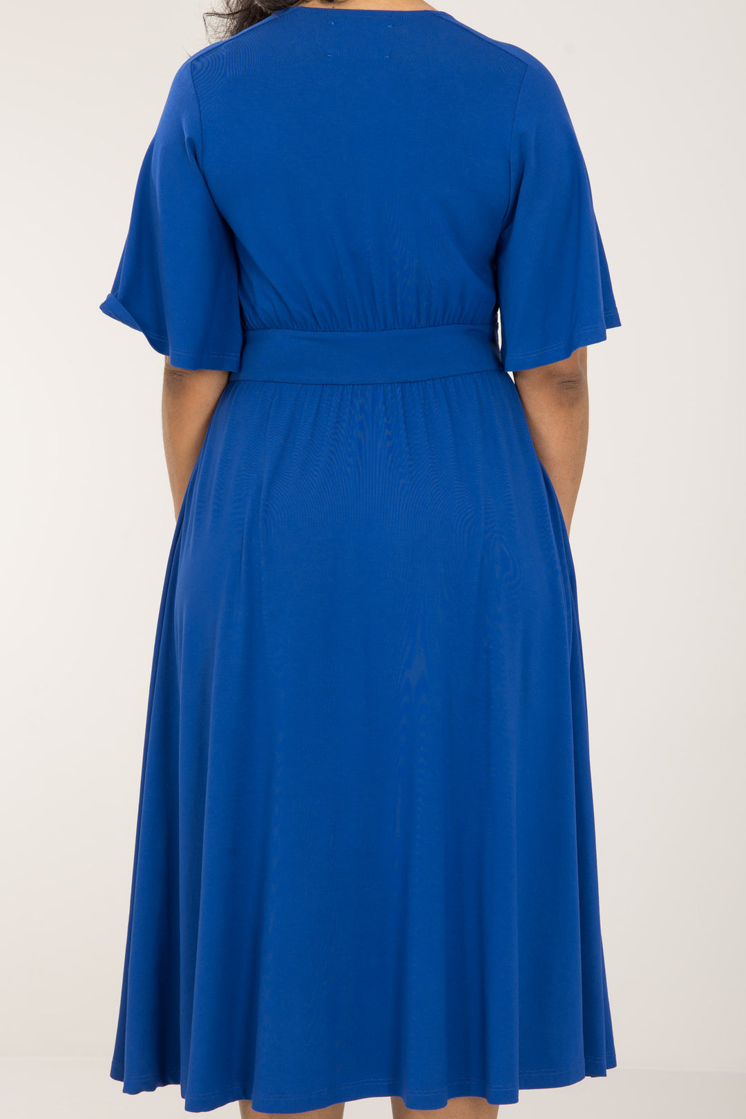 Nina jersey dress - Cobolt Blue - Koboltblå jersey kjole 